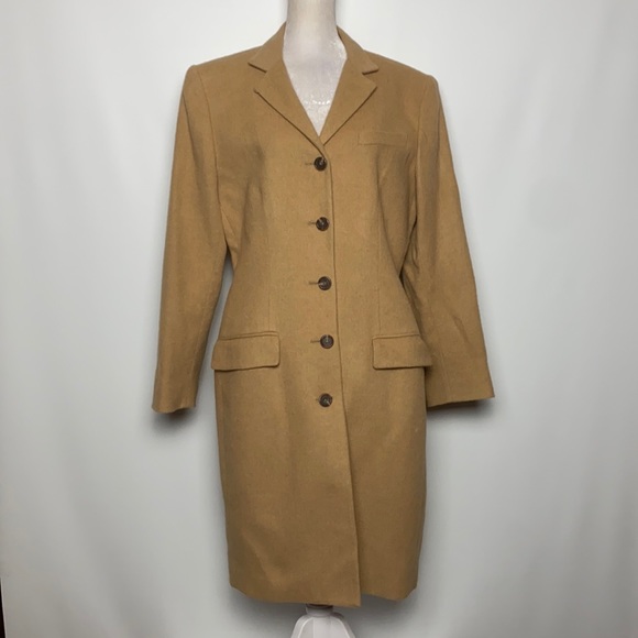 Ralph Lauren 0 Camel Hair Coat 